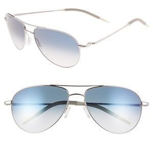 'Benedict' 59mm Gradient Aviator Sunglasses